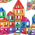 Cadeaux de Noël pour Enfants - Jouet Enfant Construction Magnetique Jeux pour Enfant Creatif STEM Educatif 3D Magnetique bloc Montesorri Jouet Cadeau Enfant Fille Garcon 4 5 6 Ans Pour Anniversaire Noël