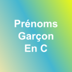 Prénoms Garçon en C